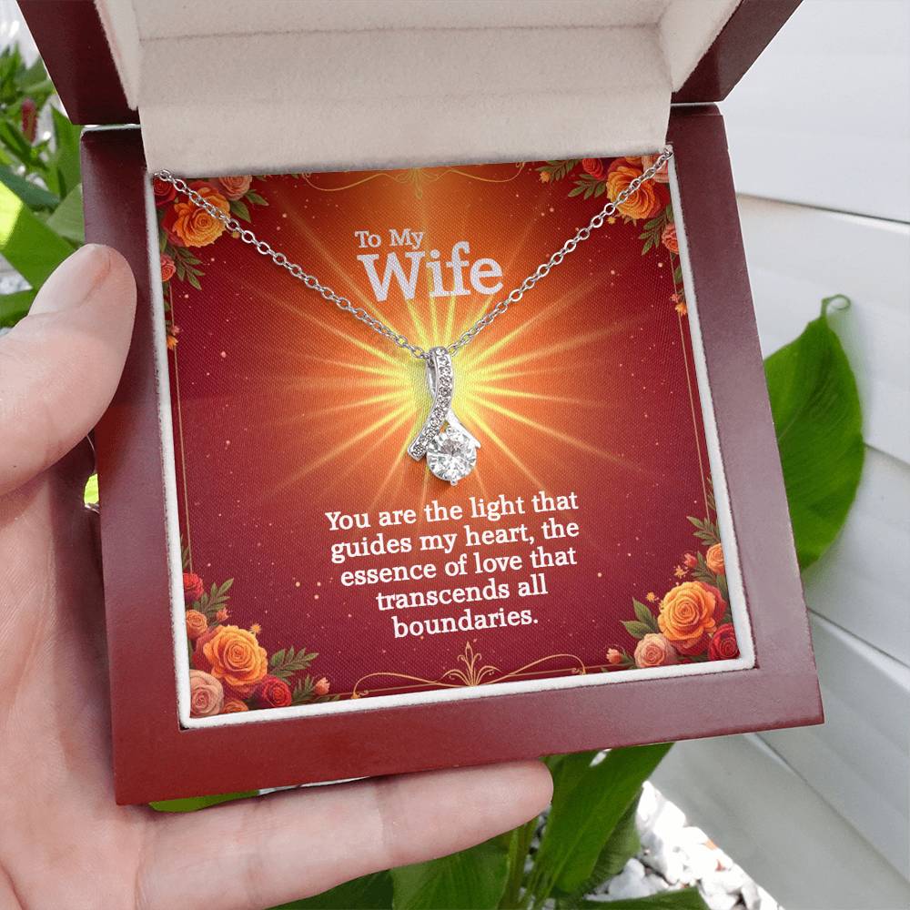 Adore Allure Jewelry 14k White Gold Finish / Luxury Box 🌸 Romance Bloom Necklace | Elegant Gift for Her | A Timeless Symbol of Love 💕