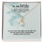 ShineOn Fulfillment Jewelry 18K Yellow Gold Finish / Standard Box Alluring Beauty Necklace ✨ | Elegant Jewelry Gift for Wife or Girlfriend 💖