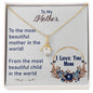 ShineOn Fulfillment Jewelry 18K Yellow Gold Finish / Standard Box To My Mother 💖 Alluring Beauty Necklace ✨ | Gift of Love & Grace