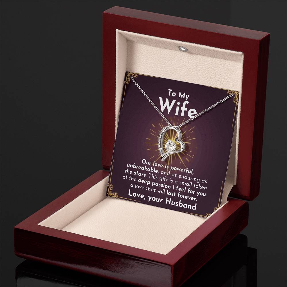 ShineOn Fulfillment Jewelry Endless Passion, Forever Love Necklace | For Wife