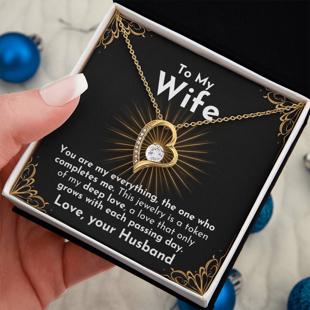 ShineOn Fulfillment Jewelry Grow Forever Love Necklace | For Wife