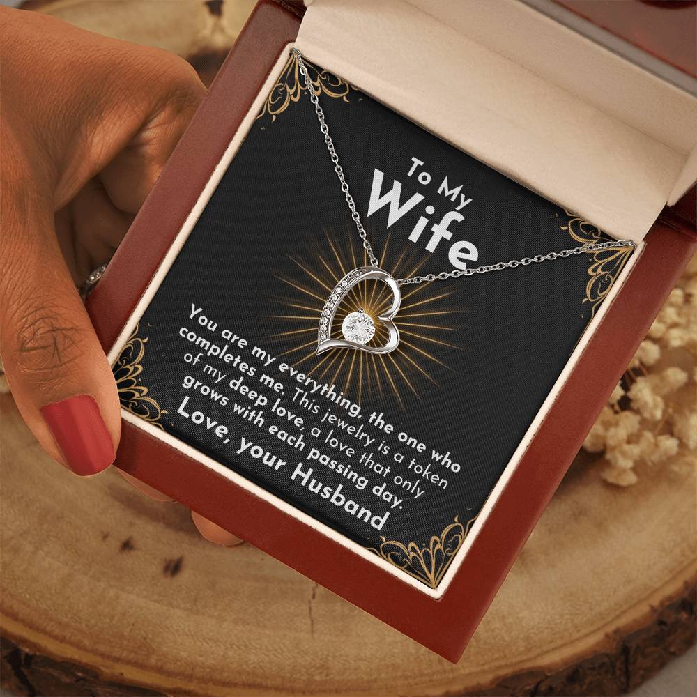 ShineOn Fulfillment Jewelry Grow Forever Love Necklace | For Wife