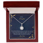 ShineOn Fulfillment Jewelry Luxury Box w/ LED To My Daughter 🌟 Eternal Hope Necklace 💖 | Symbol of Love & Strength
