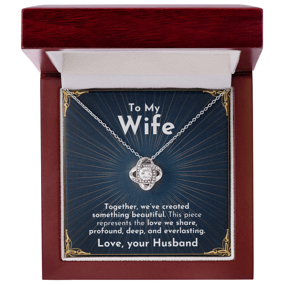 ShineOn Fulfillment Jewelry Profound Love Knot Necklace | For Wife