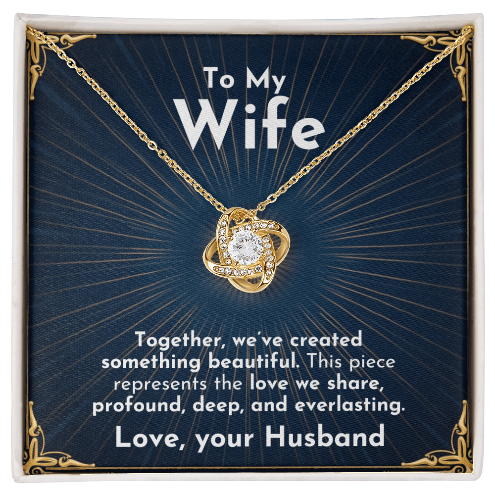 ShineOn Fulfillment Jewelry Profound Love Knot Necklace | For Wife