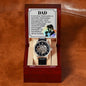 ShineOn Fulfillment Jewelry To My Father ⏱️ Openwork Watch 🎩 | Timeless Gift of Gratitude
