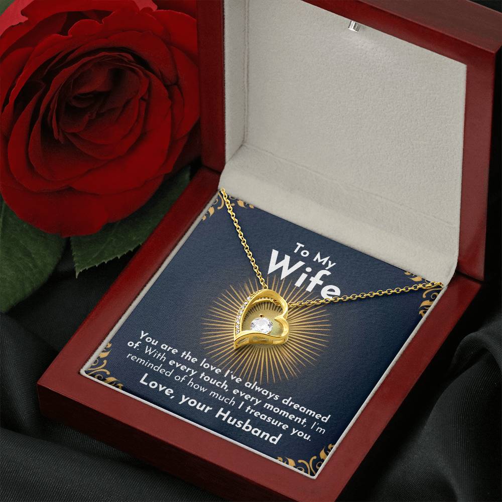 ShineOn Fulfillment Jewelry Treasure Forever Necklace | For Wife