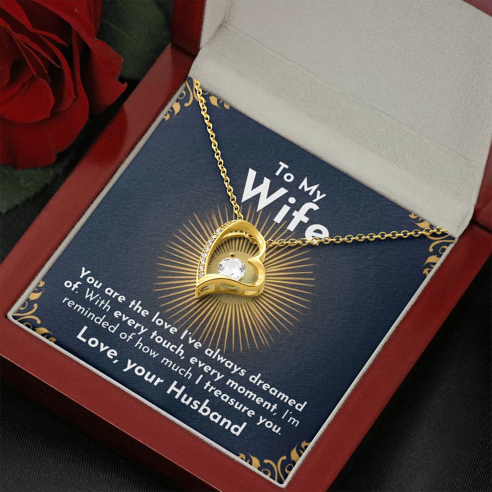ShineOn Fulfillment Jewelry Treasure Forever Necklace | For Wife