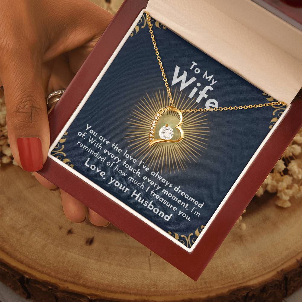 ShineOn Fulfillment Jewelry Treasure Forever Necklace | For Wife