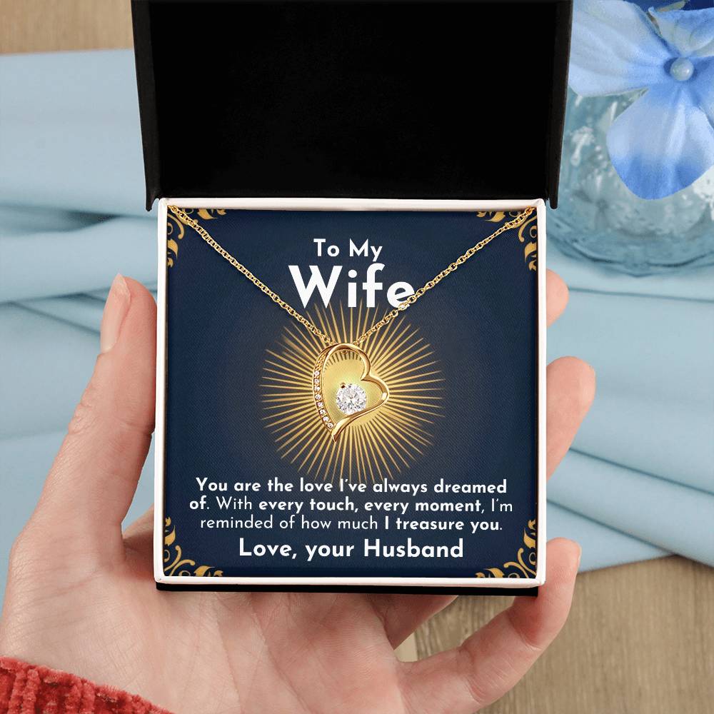 ShineOn Fulfillment Jewelry Treasure Forever Necklace | For Wife