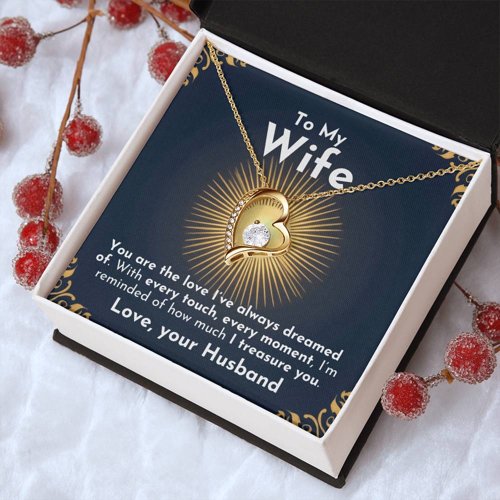 ShineOn Fulfillment Jewelry Treasure Forever Necklace | For Wife
