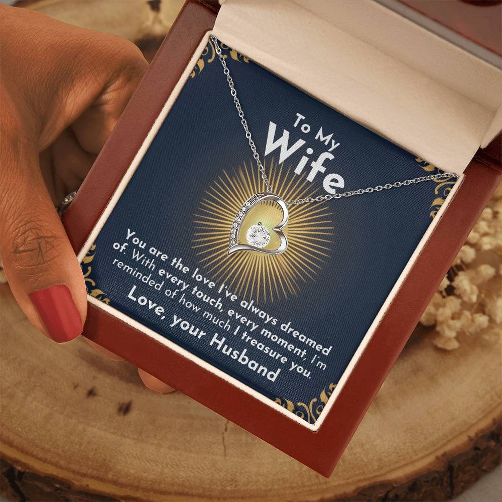 ShineOn Fulfillment Jewelry Treasure Forever Necklace | For Wife