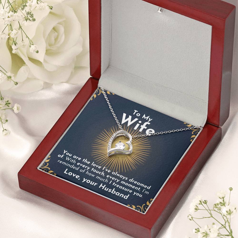 ShineOn Fulfillment Jewelry Treasure Forever Necklace | For Wife