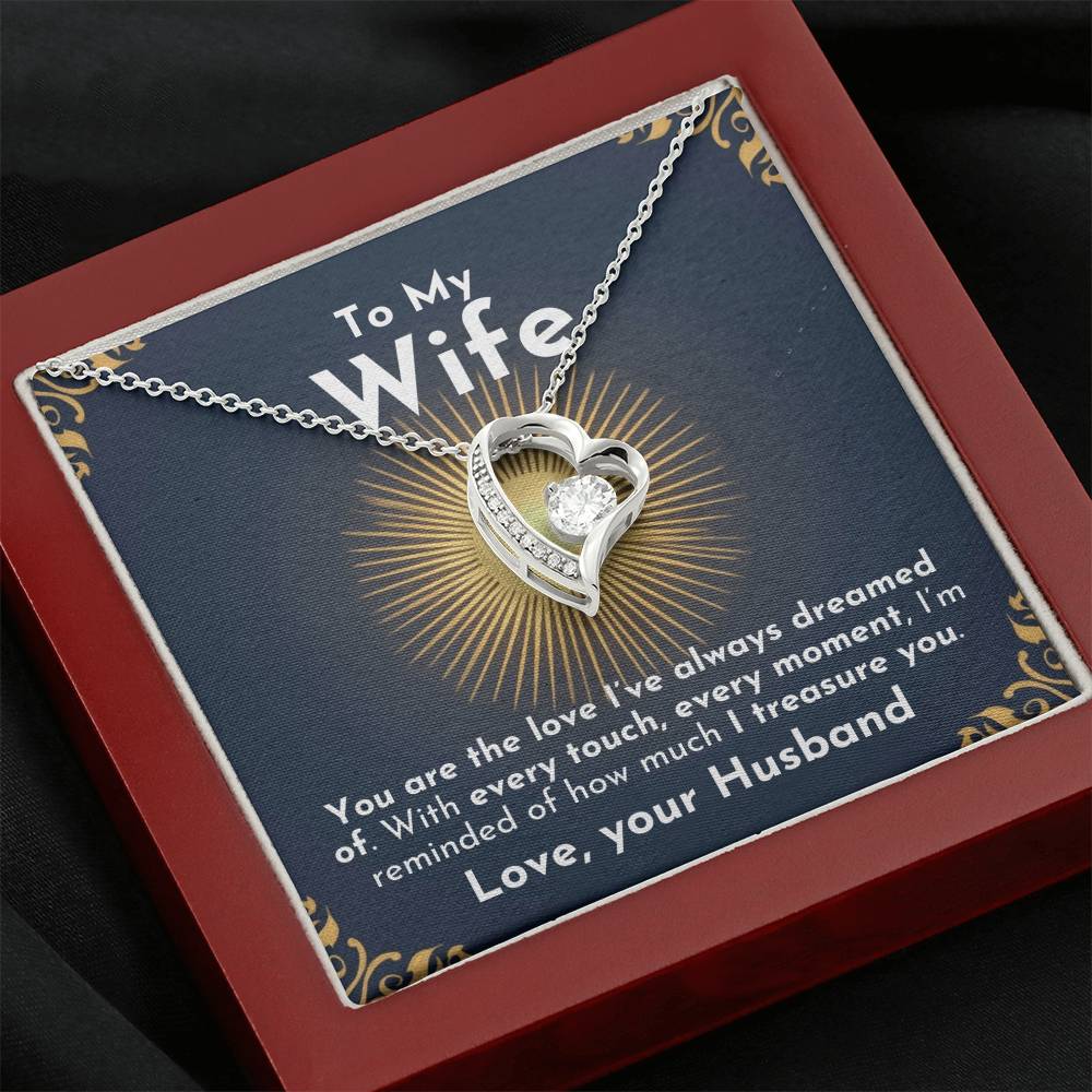 ShineOn Fulfillment Jewelry Treasure Forever Necklace | For Wife