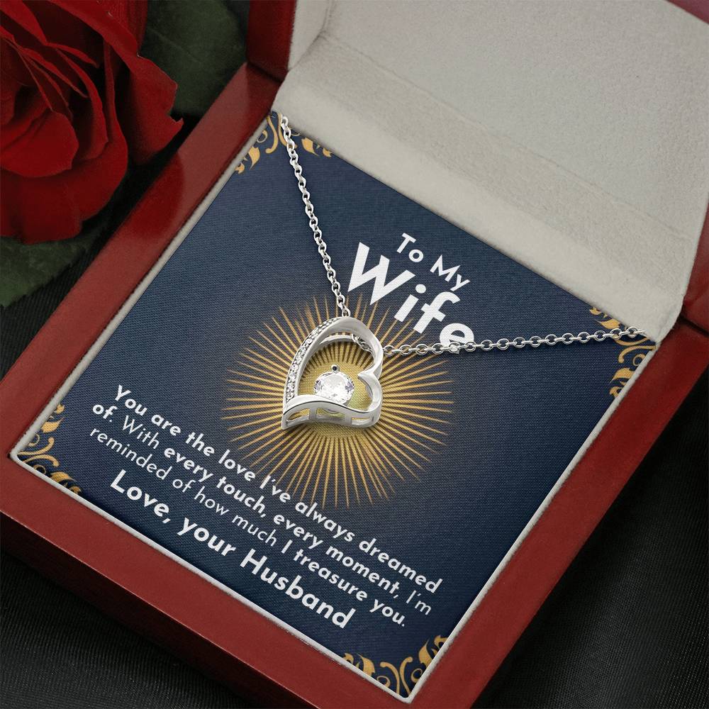 ShineOn Fulfillment Jewelry Treasure Forever Necklace | For Wife