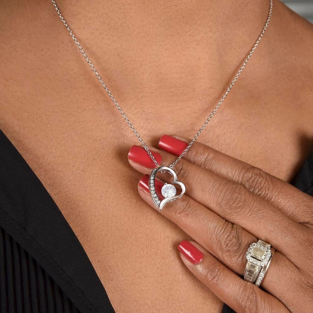 ShineOn Fulfillment Jewelry Treasure Forever Necklace | For Wife