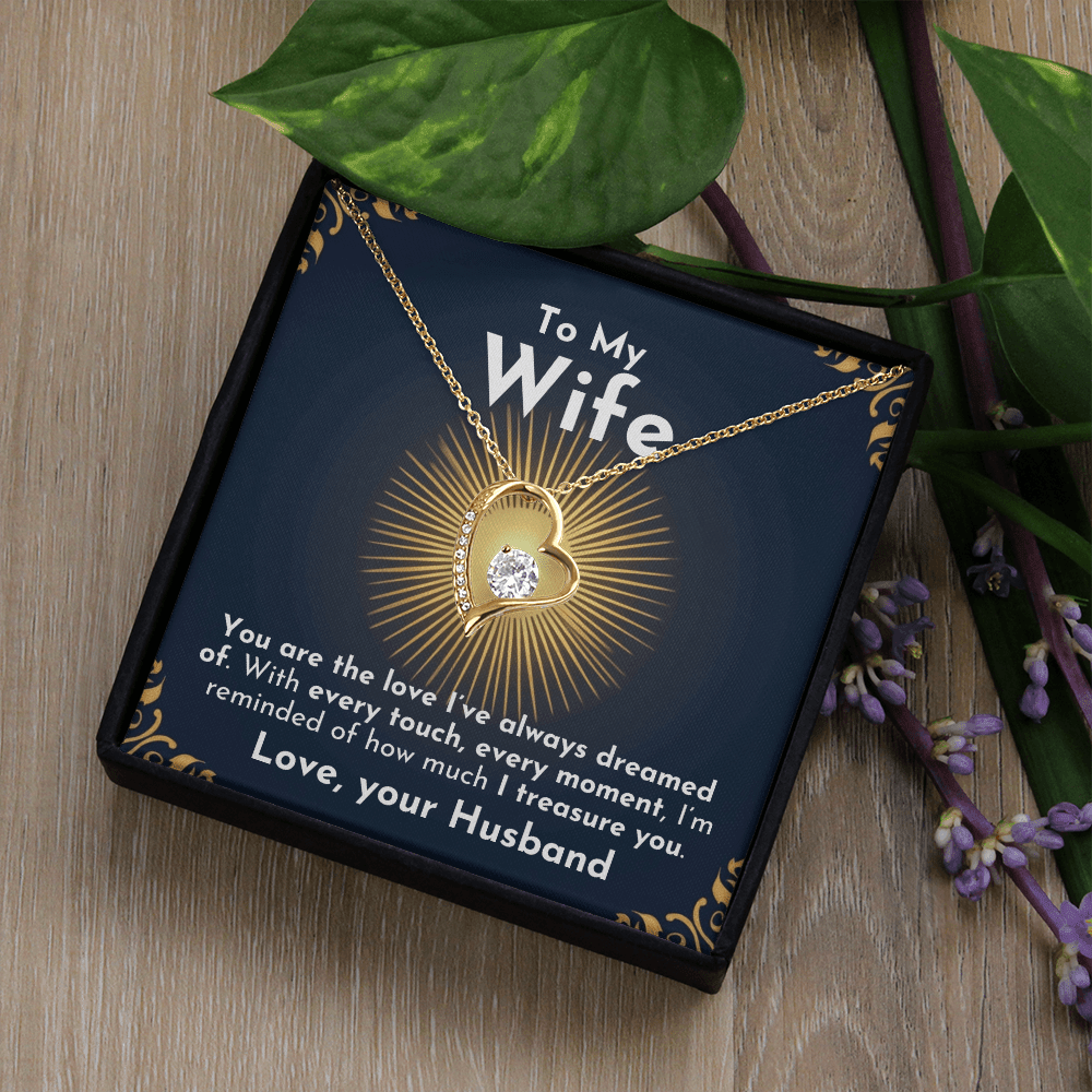 ShineOn Fulfillment Jewelry Treasure Forever Necklace | For Wife