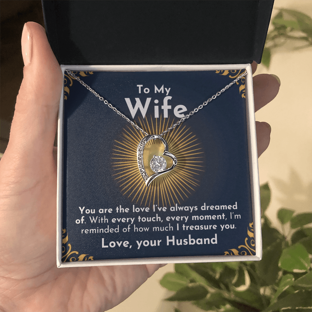 ShineOn Fulfillment Jewelry Treasure Forever Necklace | For Wife