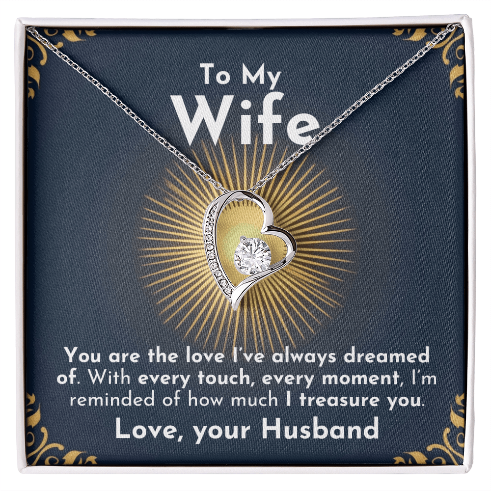 ShineOn Fulfillment Jewelry Treasure Forever Necklace | For Wife