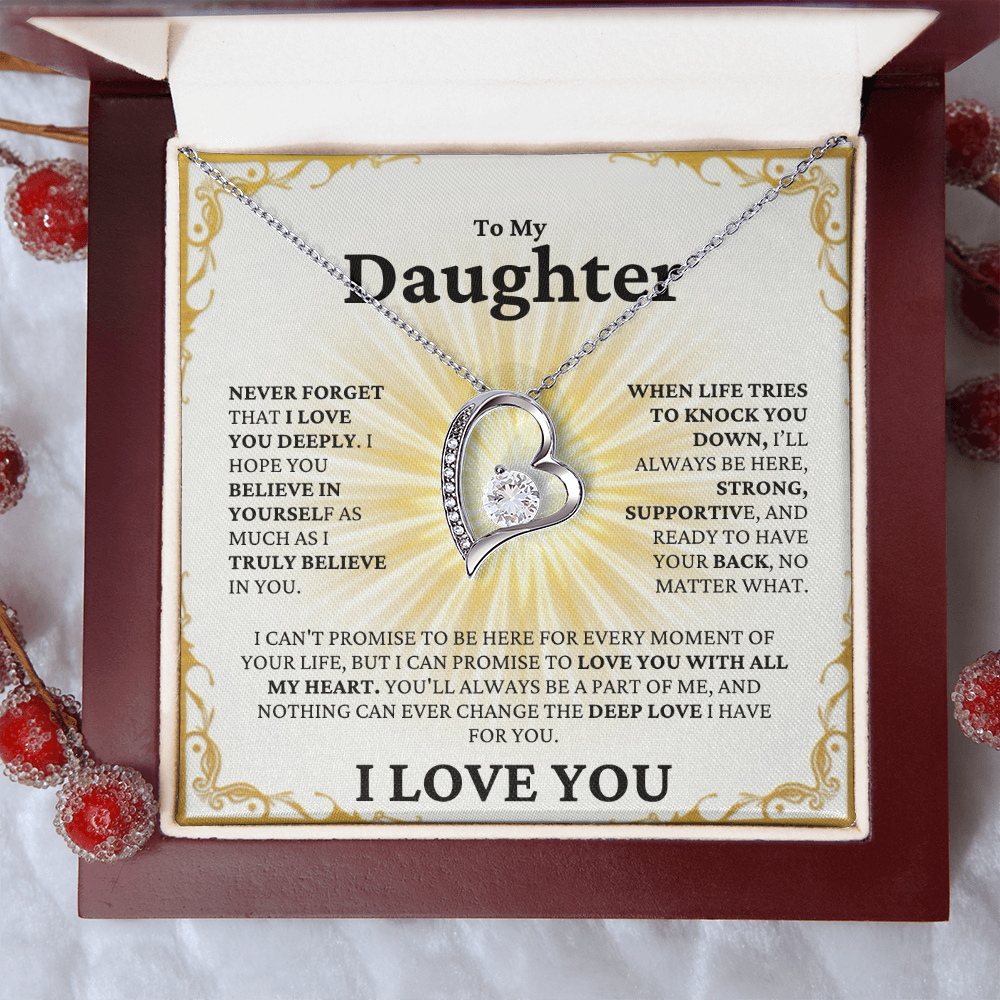 I Love You Deeply Necklace | For Daughter - Adore Allure 