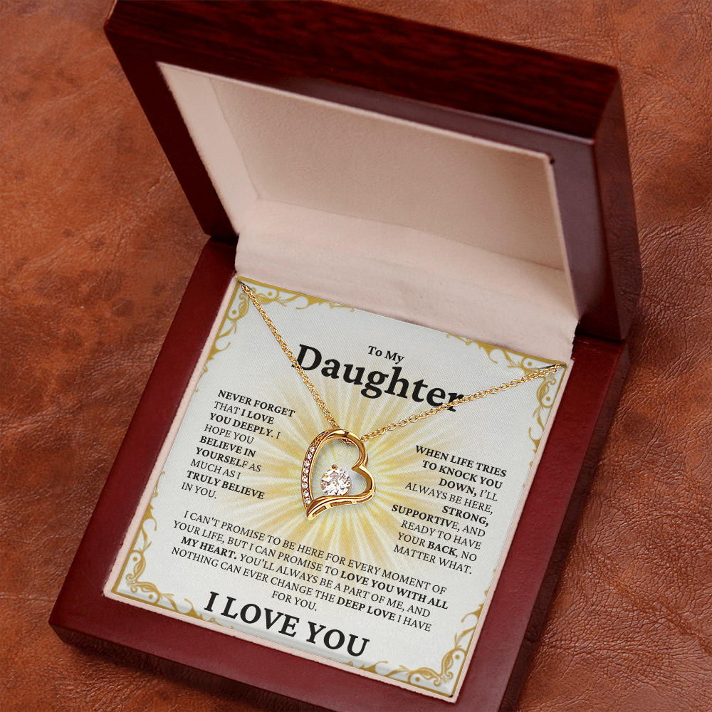 I Love You Deeply Necklace | For Daughter - Adore Allure 