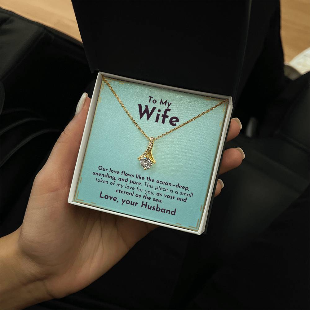 Deep Allure Necklace | For Wife - Adore Allure 