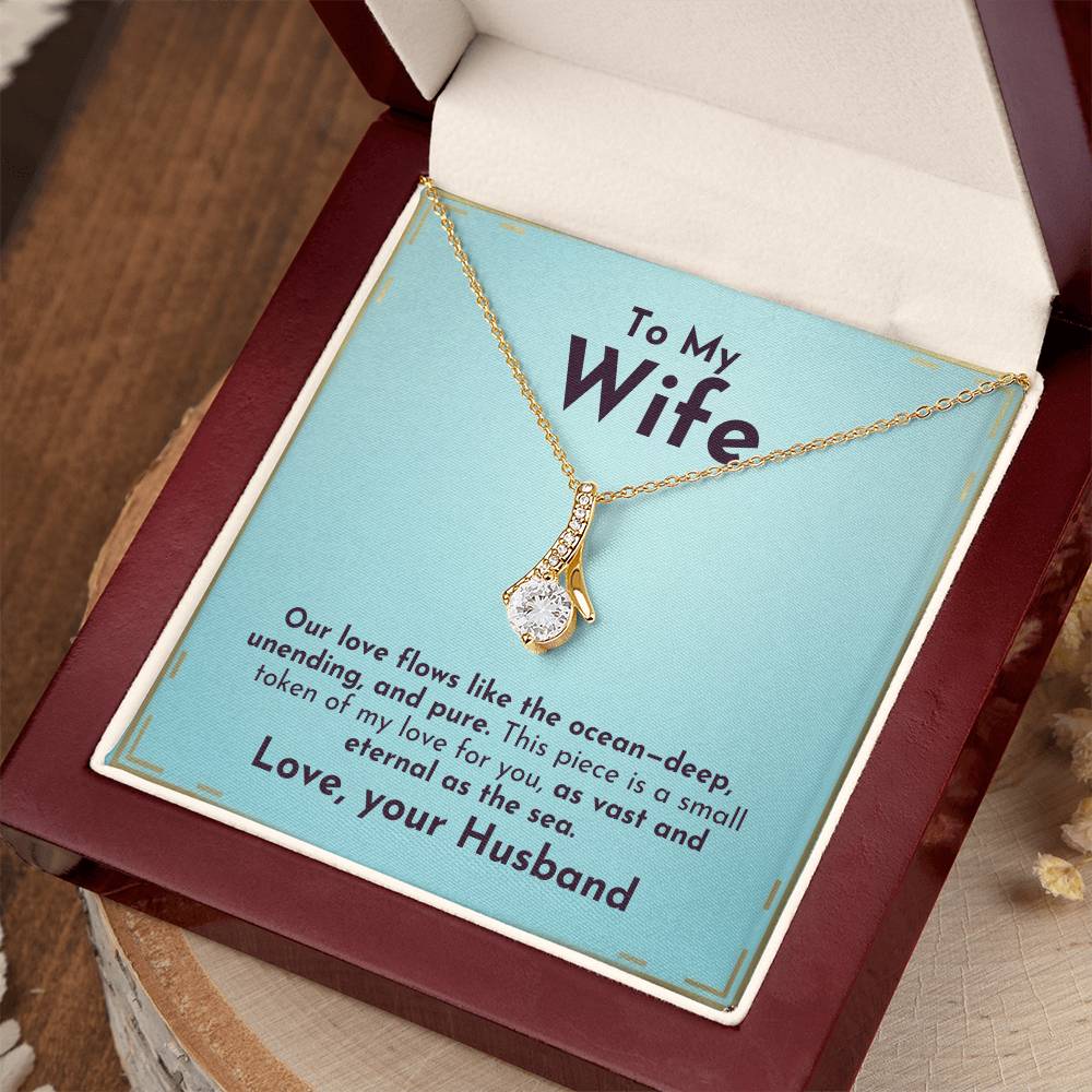 Deep Allure Necklace | For Wife - Adore Allure 