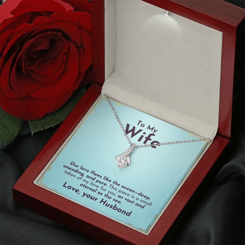 Deep Allure Necklace | For Wife - Adore Allure 