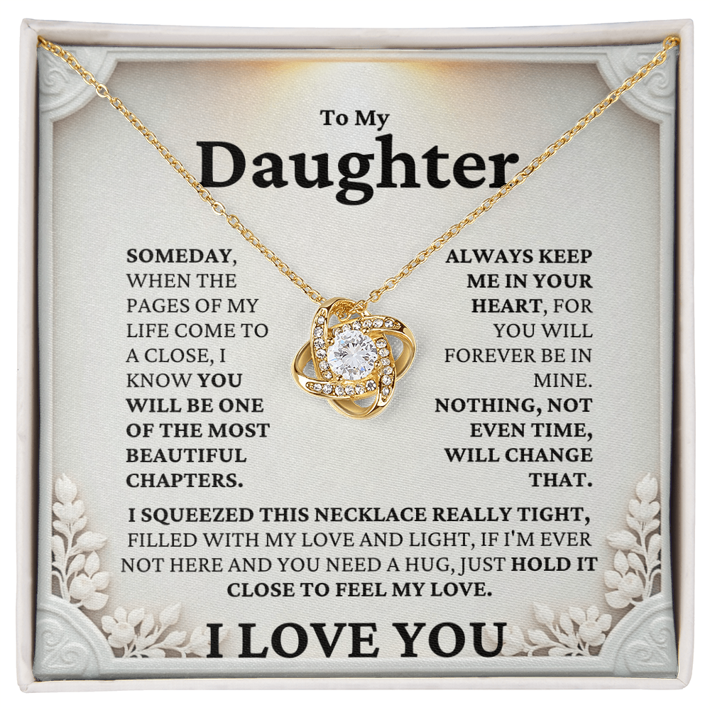 Always Keep Me In Your Hear Necklace | For Daughter - Adore Allure 