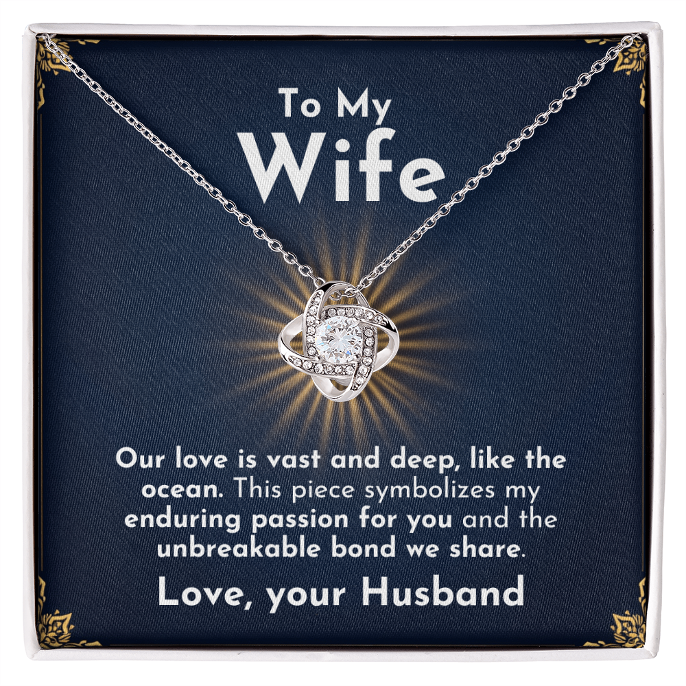 Vast Love Knot Necklace | For Wife - Adore Allure 