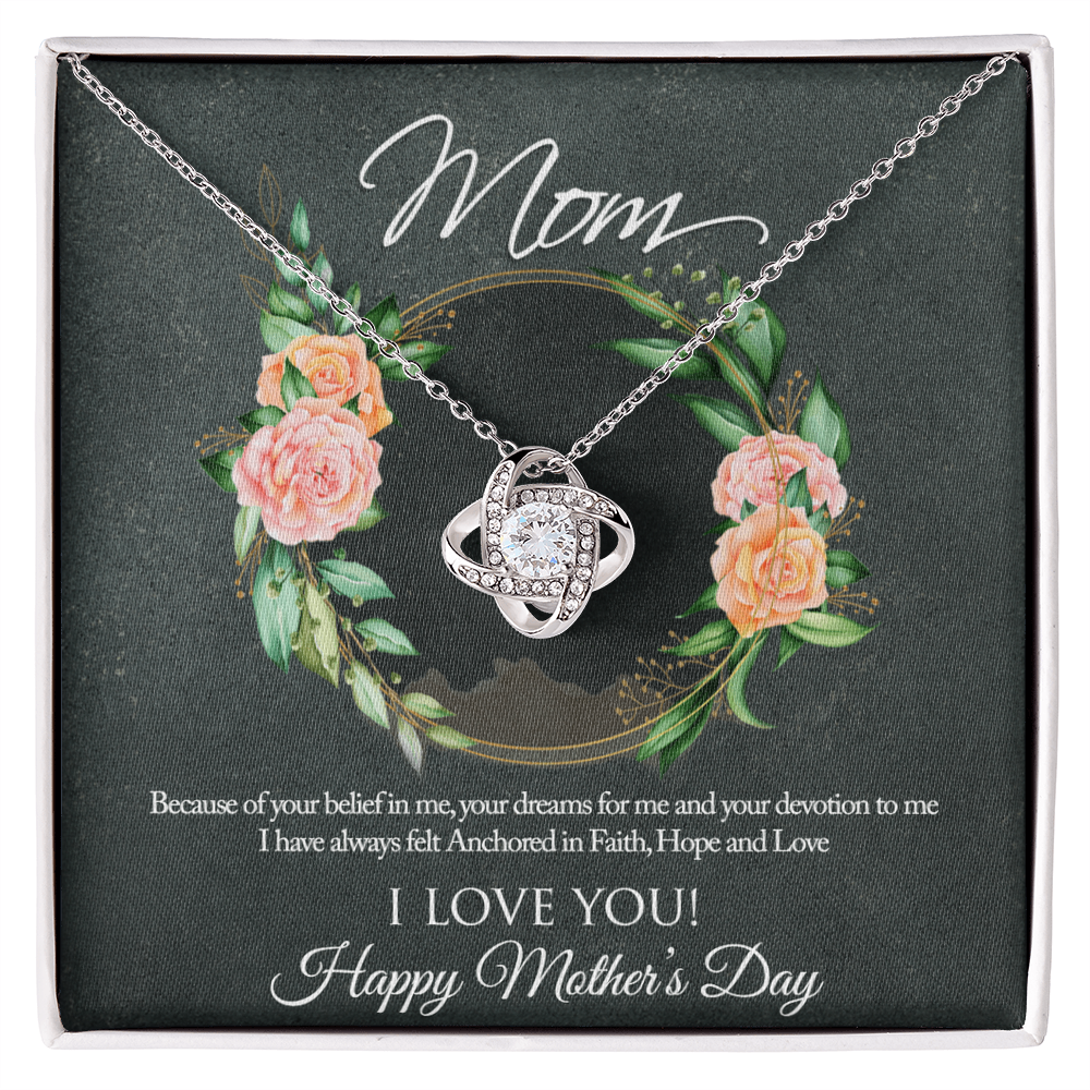 Love Knot Necklace - Heartfelt Mother's Day Gift - Adore Allure 