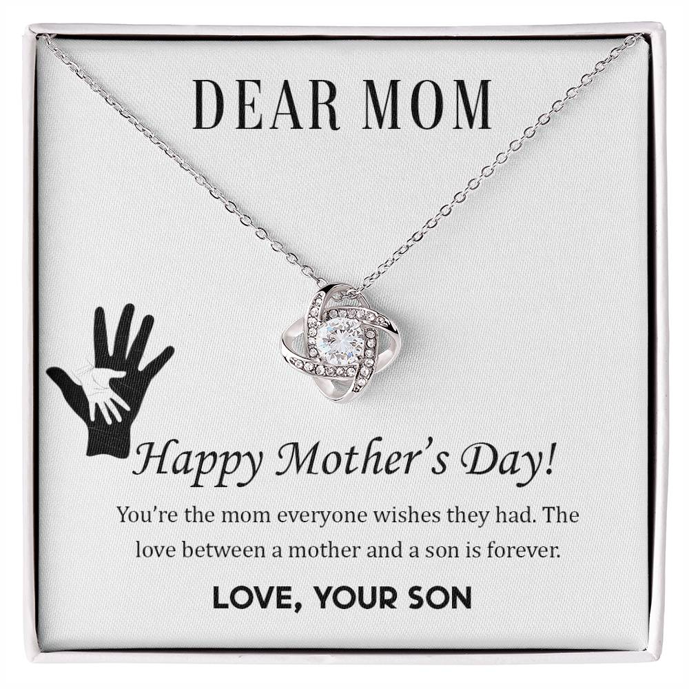 To My Mother 💕 Love Knot Necklace ✨ | Symbol of Endless Love - Adore Allure 