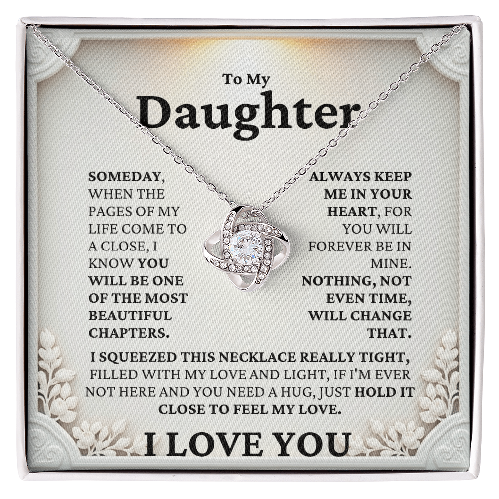 Always Keep Me In Your Hear Necklace | For Daughter - Adore Allure 