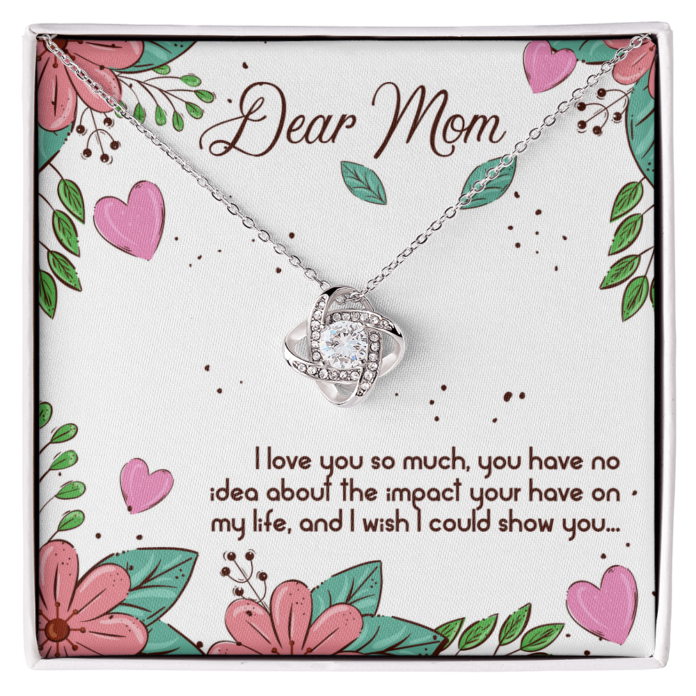 Love Knot Necklace - Heartfelt Mother's Day Gift - Adore Allure 