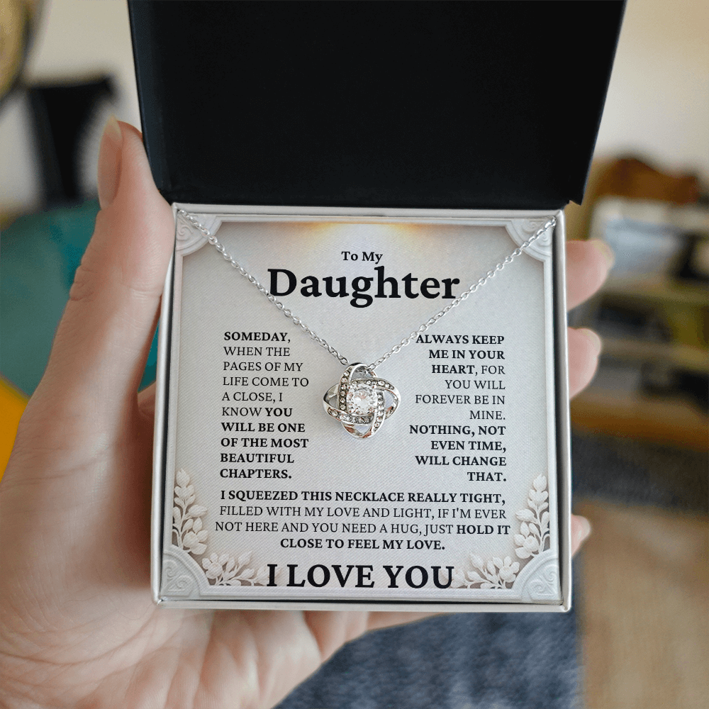 Always Keep Me In Your Hear Necklace | For Daughter - Adore Allure 