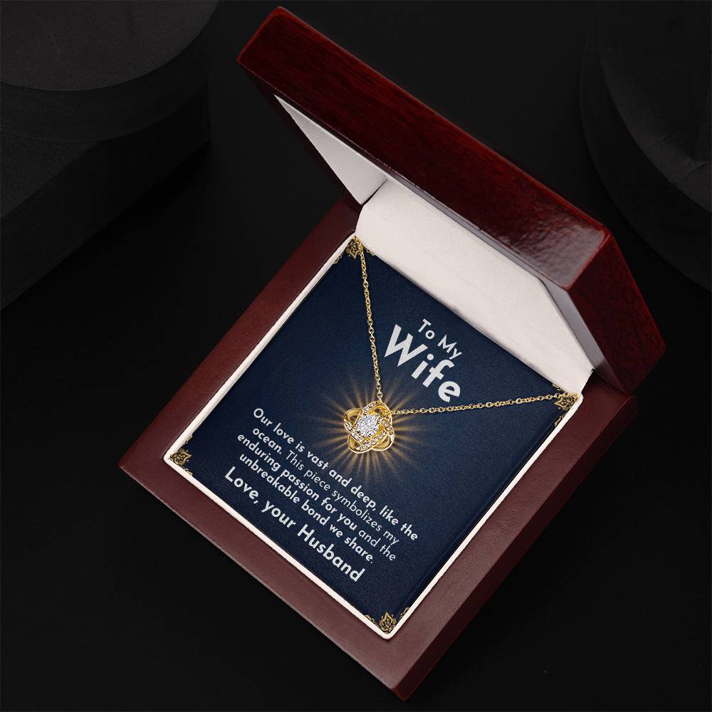 Vast Love Knot Necklace | For Wife - Adore Allure 