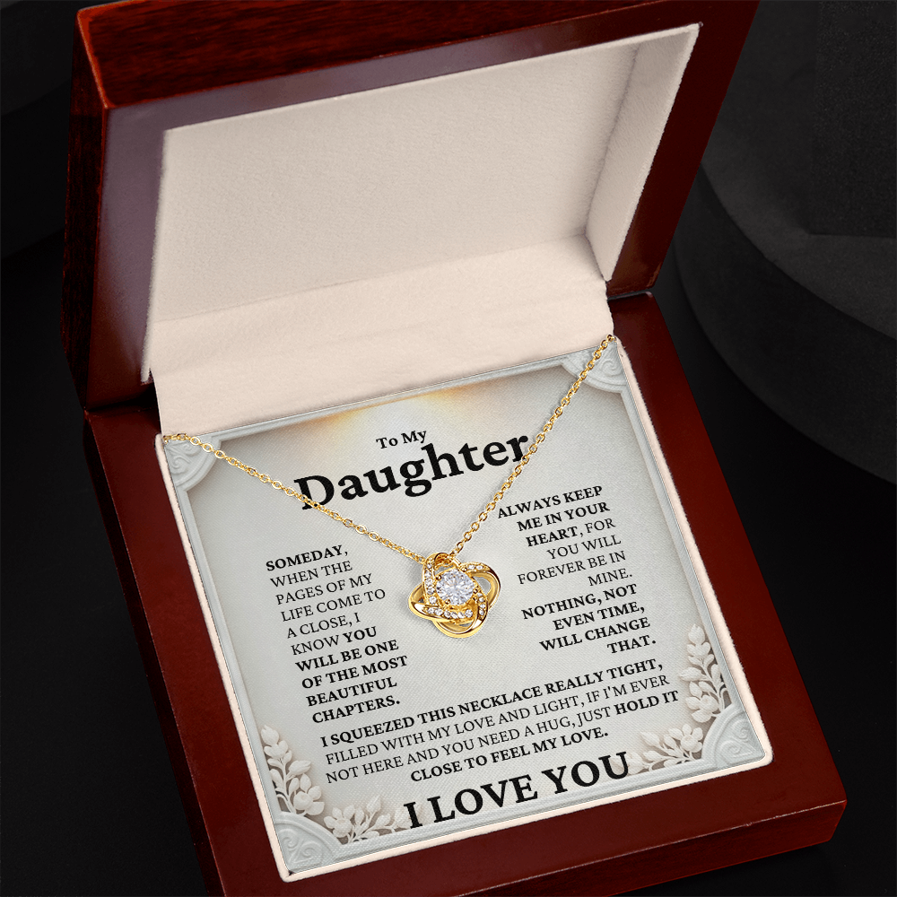 Always Keep Me In Your Hear Necklace | For Daughter - Adore Allure 