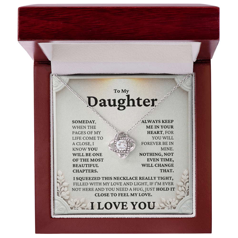 Always Keep Me In Your Hear Necklace | For Daughter - Adore Allure 