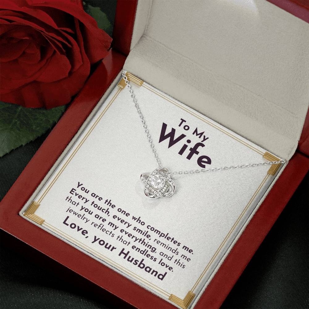 Only You Love Knot Necklace | For Wife - Adore Allure 