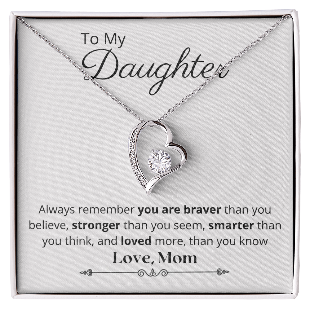 To My Daughter 💖 Forever Love Necklace 🌟 | Gift of Endless Love - Adore Allure 