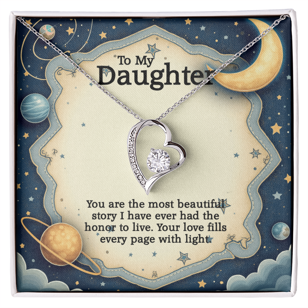 🌙 Moon Eternal Love Necklace | Timeless Pendant for Daughter 💖 | A Gift to Last Forever - Adore Allure 