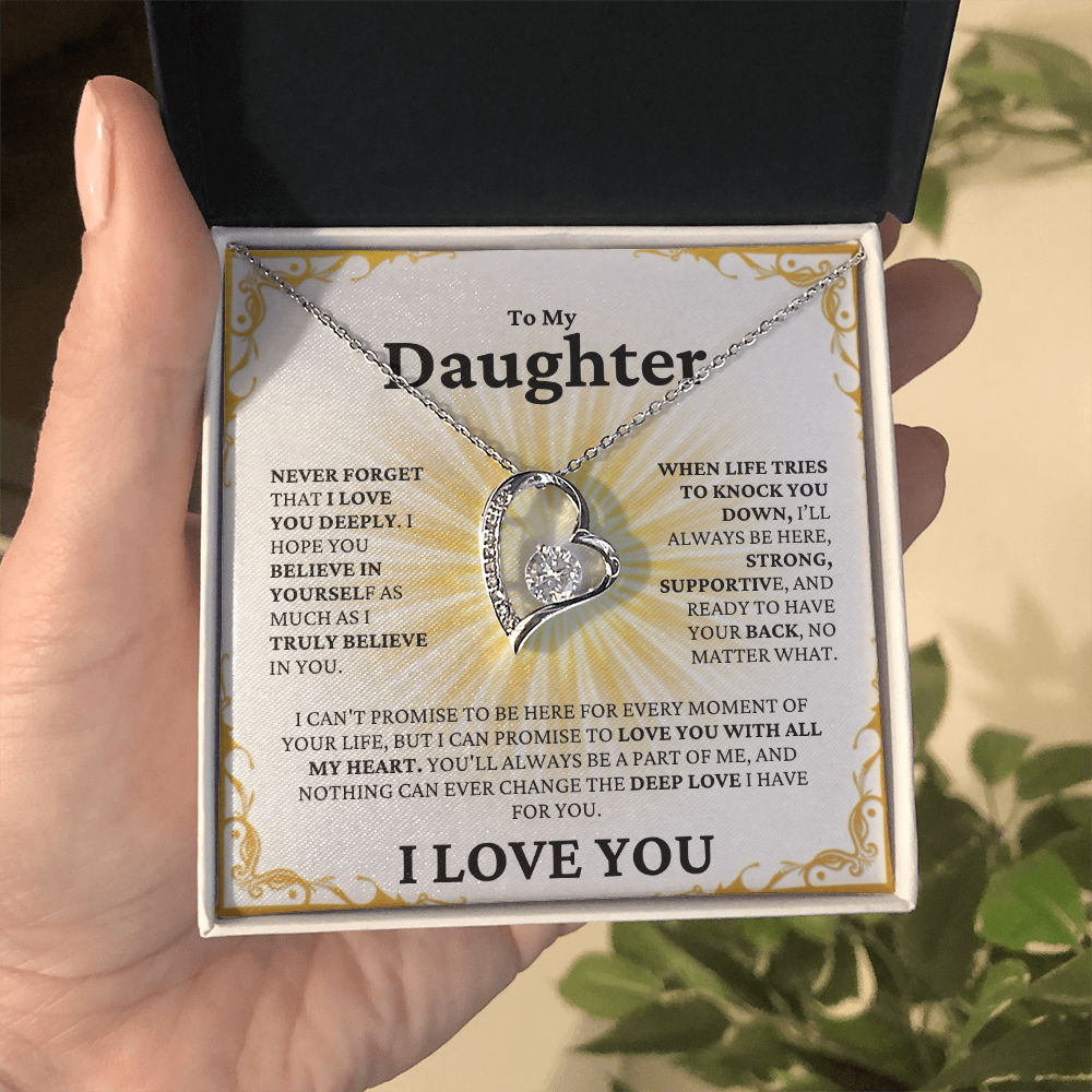 I Love You Deeply Necklace | For Daughter - Adore Allure 