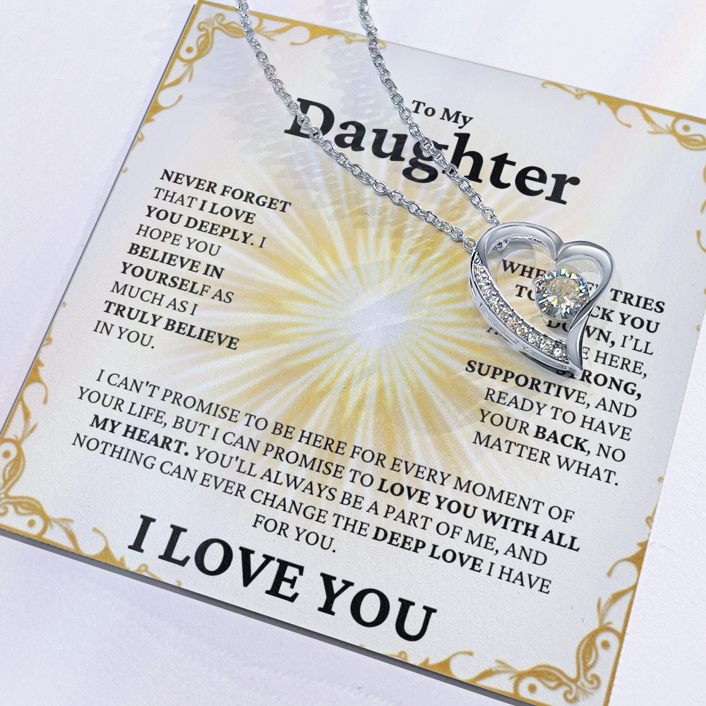 I Love You Deeply Necklace | For Daughter - Adore Allure 