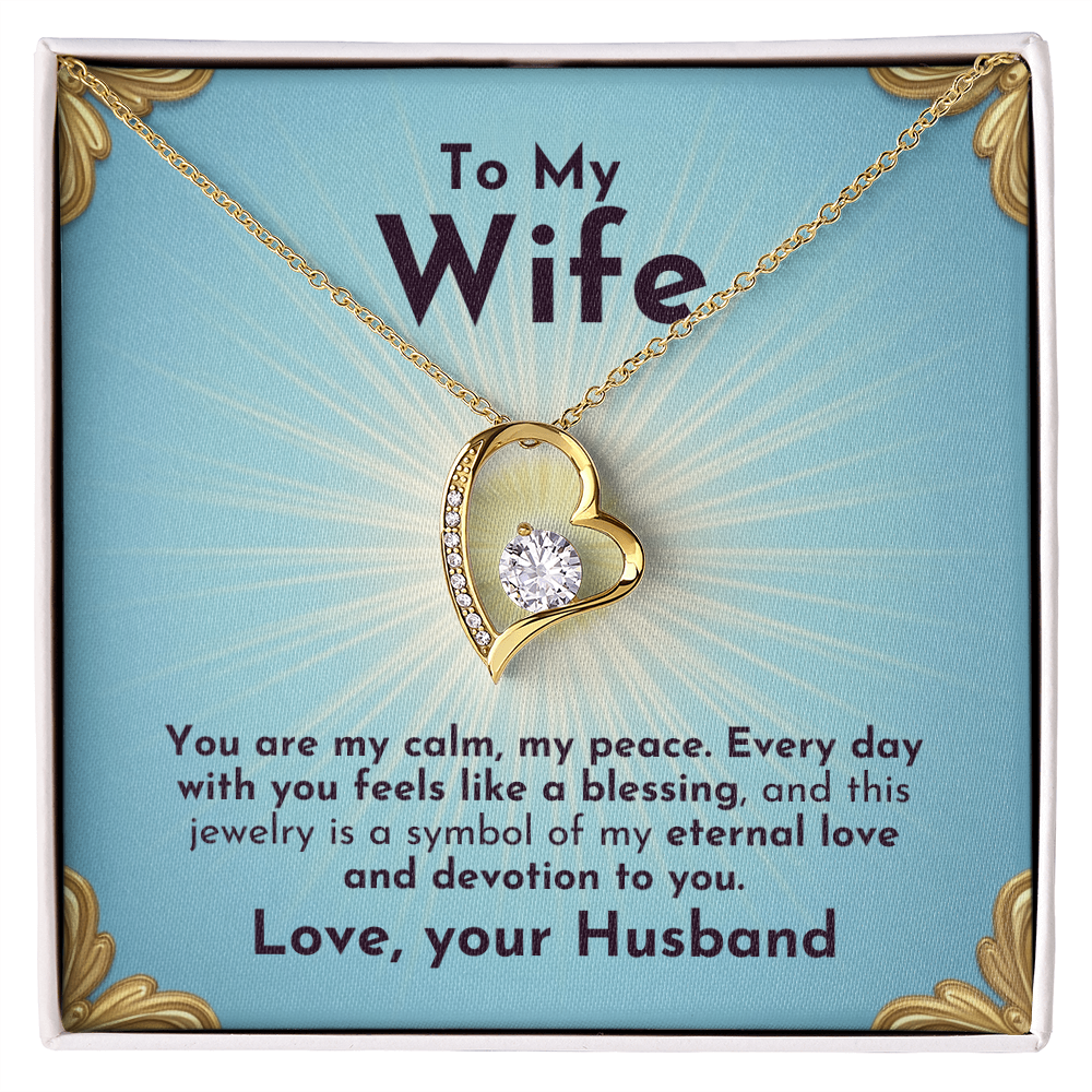 Forever In My Heart Necklace | For Wife - Adore Allure 