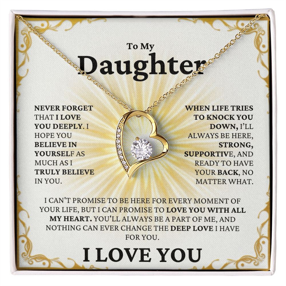 I Love You Deeply Necklace | For Daughter - Adore Allure 