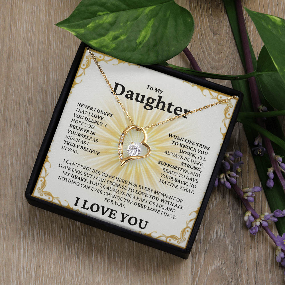 I Love You Deeply Necklace | For Daughter - Adore Allure 