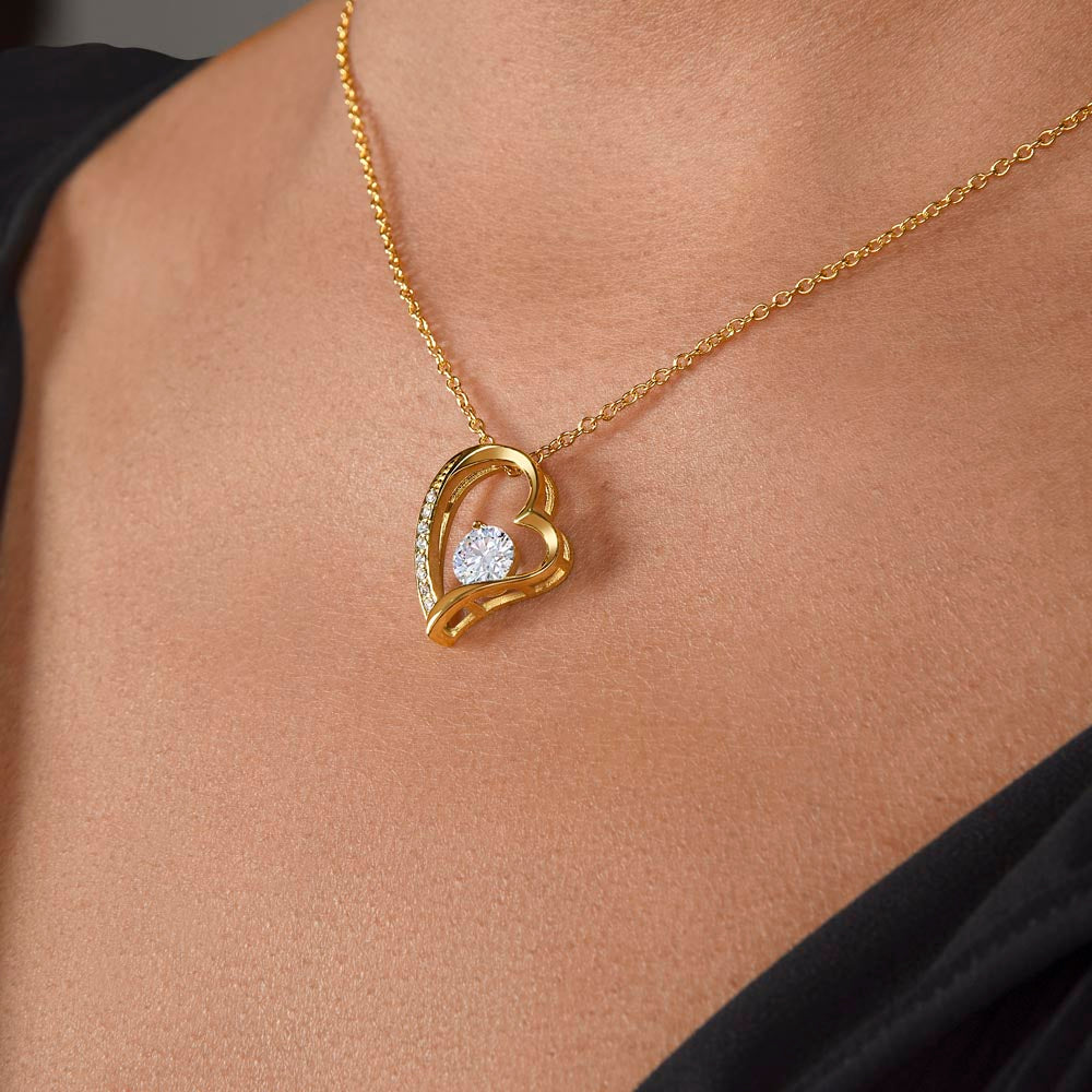 Golden Light Forever Love Necklace | For Wife - Adore Allure 