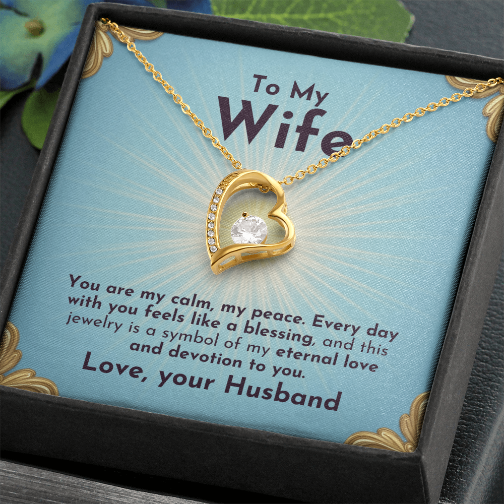 Forever In My Heart Necklace | For Wife - Adore Allure 