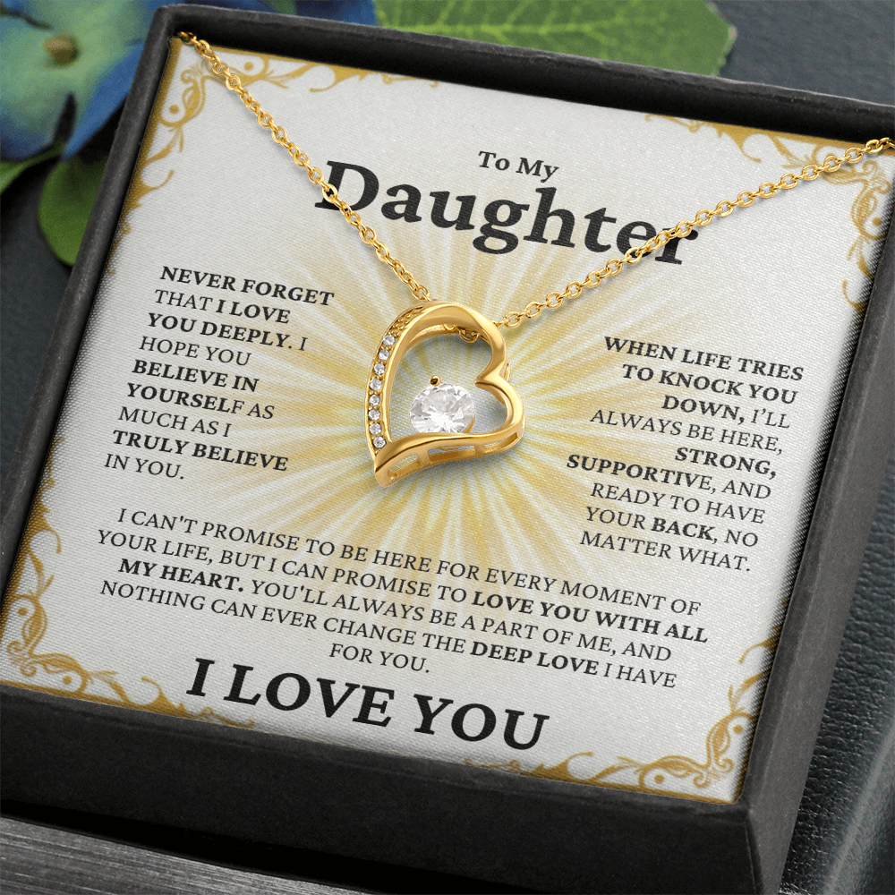 I Love You Deeply Necklace | For Daughter - Adore Allure 