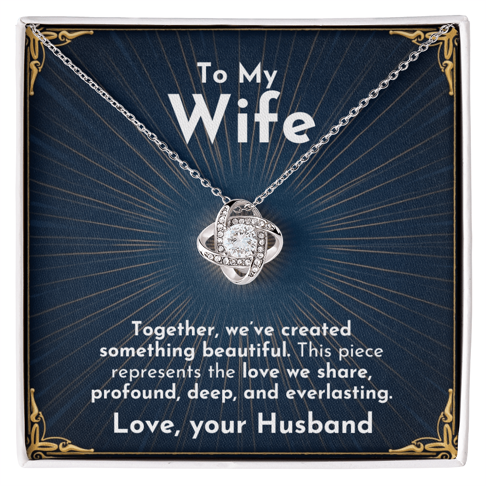 ShineOn Fulfillment Jewelry Profound Love Knot Necklace | For Wife